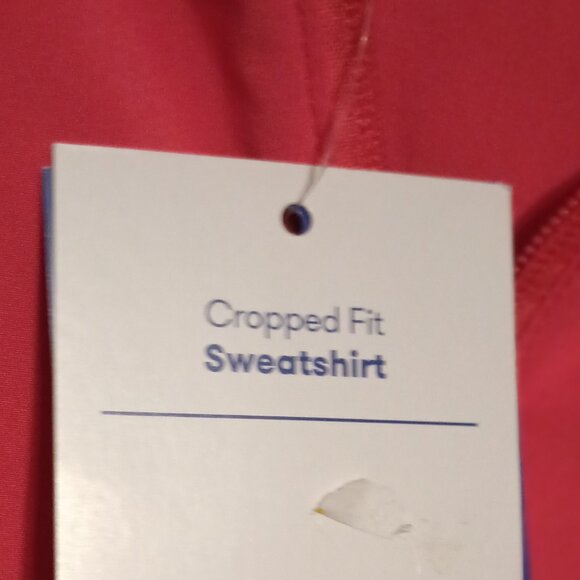 NEW JoyLab™ Women's Woven Piped 1/2 Zip Windbreaker Coral Rose Small - Picture 6 of 8